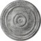 Ekena Millwork Reece Ceiling Medallion (Fits Canopies up to 6 3/4"), 21"OD x 1 1/4"P, Ultra Pure White Crackle CM21REUWC - alternate 1